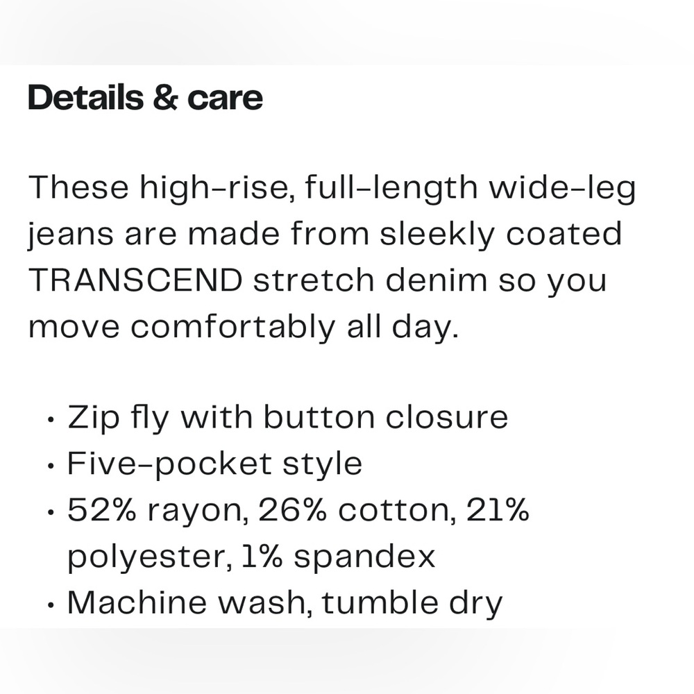 PAIGE Carly Coated High Waist Wide Leg Jeans - Picture 5 of 5